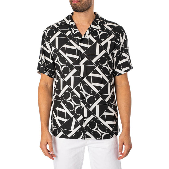 Calvin Klein Ανδρικό πουκάμισο Resort Shirt-Print